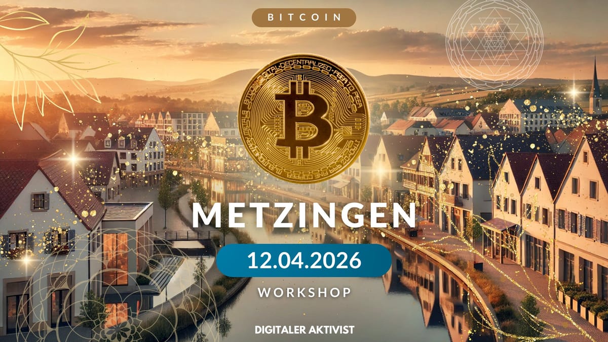 Bitcoin-Workshop Metzingen 12.04.2026