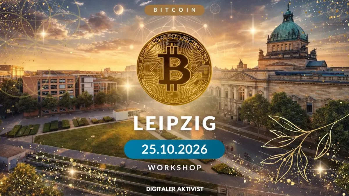 Bitcoin-Workshop Leipzig 25.10.2026